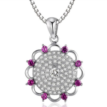 Big Flower Micro Pendants en Argent 925 Pendentifs Bijoux